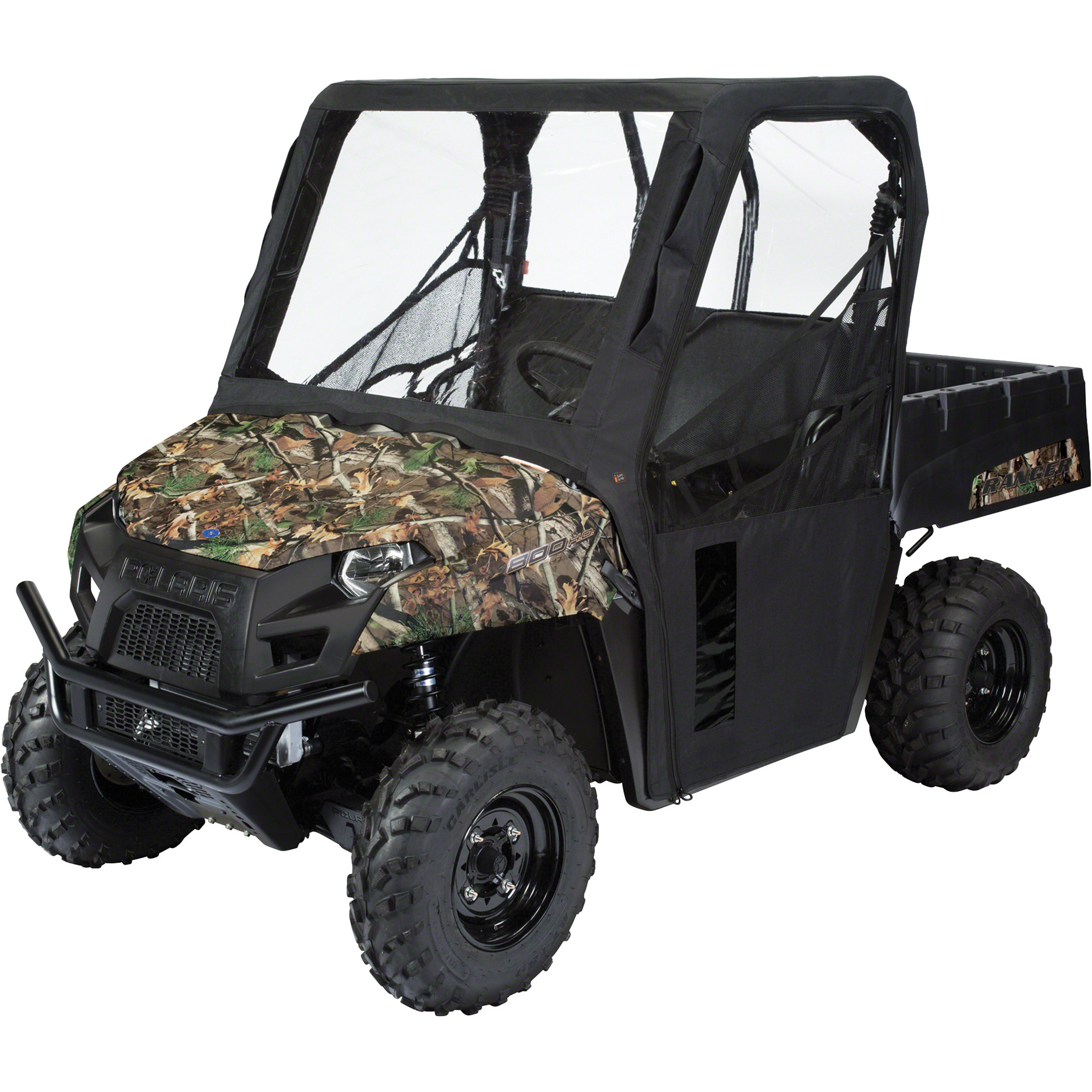 Classic Accessories Polaris Ranger UTV Cab Enclosure, Black, For 2002-2008 Ranger UTV models, Model# 18-115-010401-00